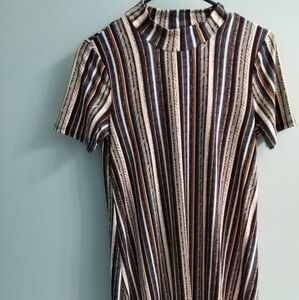 BCB Generation Size Small Short Sleeve Vintage Style Midi Dress